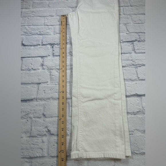 Jones New York Women's Straight Leg Jeans - White - Picture 5 of 8